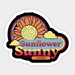 Sunflower Mental Health Sticker